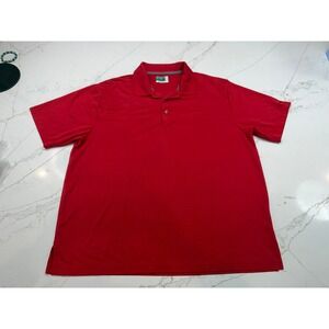Ben Hogan Performance Power Tee Red Mens 2XL Golf‎ Polo Shirt Short Sleeve